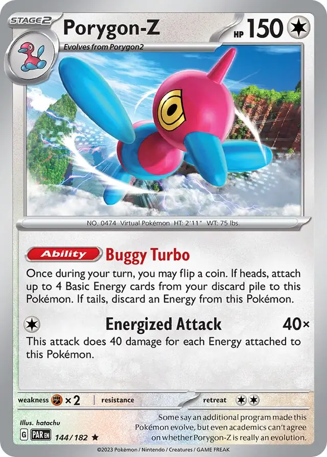 Porygon-Z (PAR 144) - HOLO