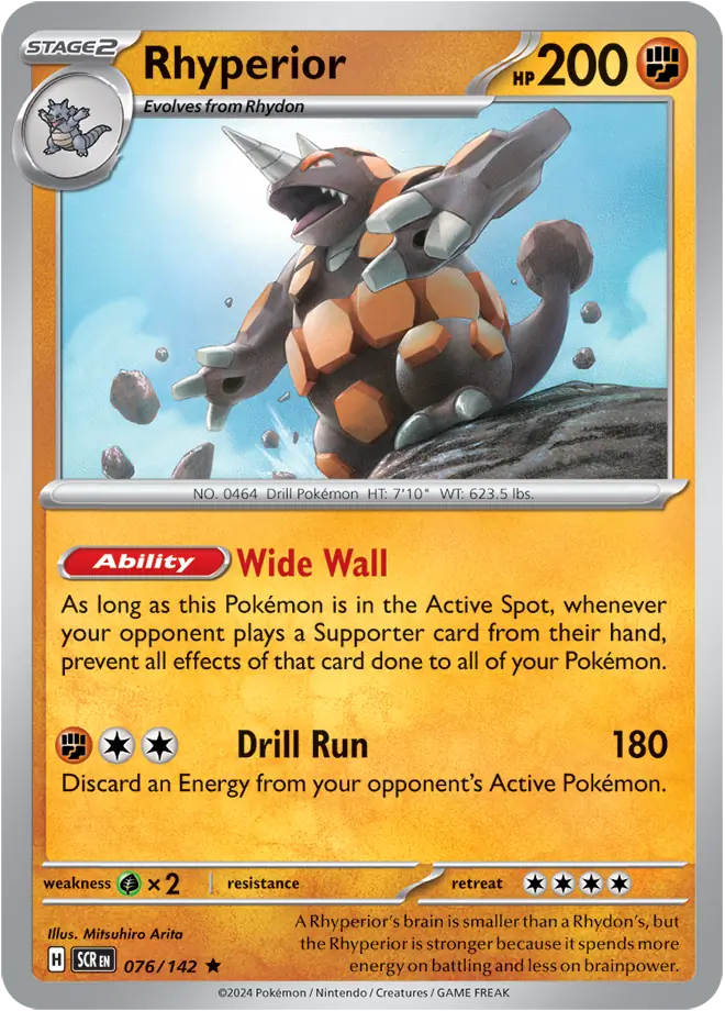 Rhyperior (SCR 076) - HOLO