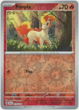 Ponyta (SCR 019) - REVERSE HOLO