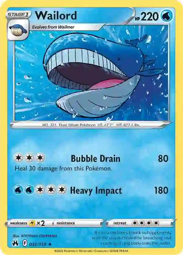 Wailord (CRZ 032)