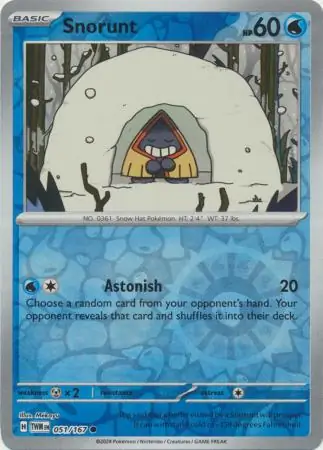 Snorunt (TWM 051) - REVERSE HOLO