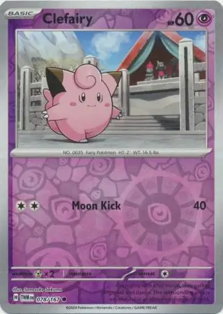 Clefairy (TWM 078) - REVERSE HOLO