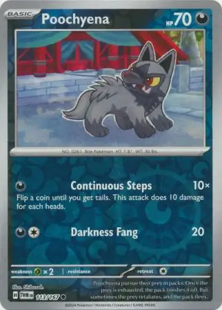 Poochyena (TWM 113) - REVERSE HOLO