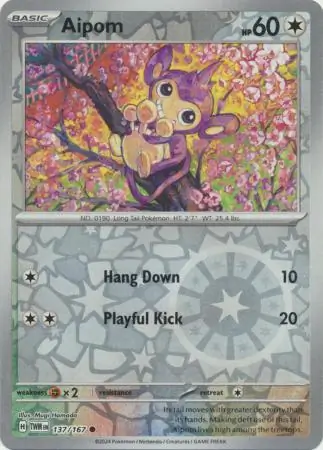 Aipom (TWM 137) - REVERSE HOLO