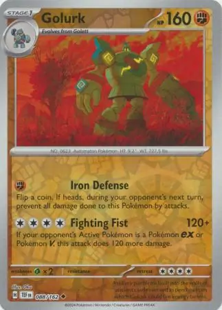 Golurk (TEF 088) - REVERSE HOLO