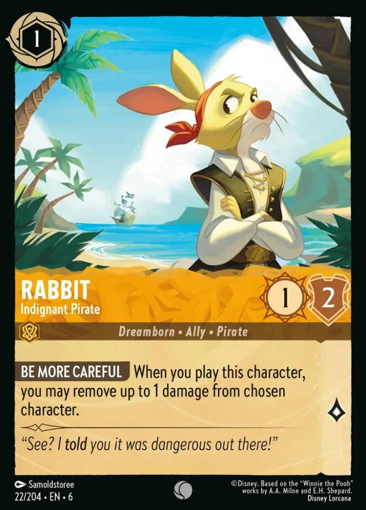 Rabbit - Indignant Pirate - foil
