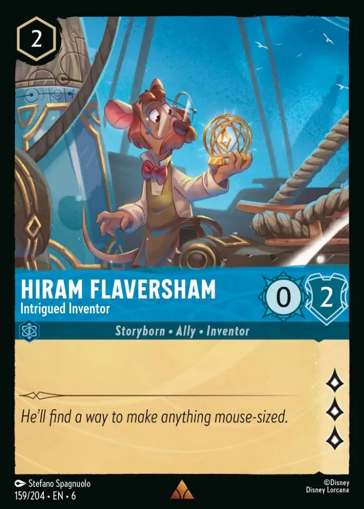 Hiram Flaversham - Intrigued Inventor - foil