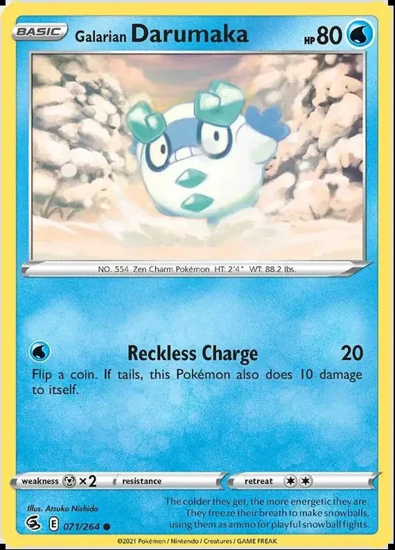 Galarian Darumaka (FST 071)