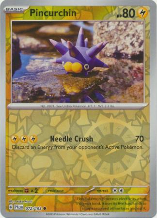 Pincurchin (PAL 072) - REVERSE HOLO