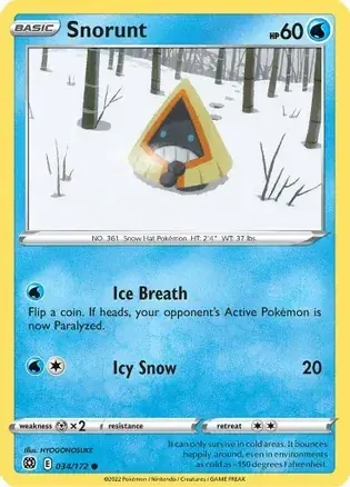Snorunt (BRS 034)