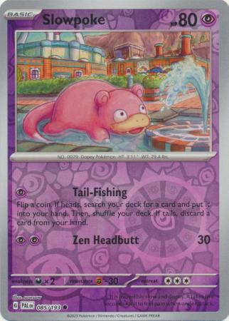 Slowpoke (PAL 085) - REVERSE HOLO
