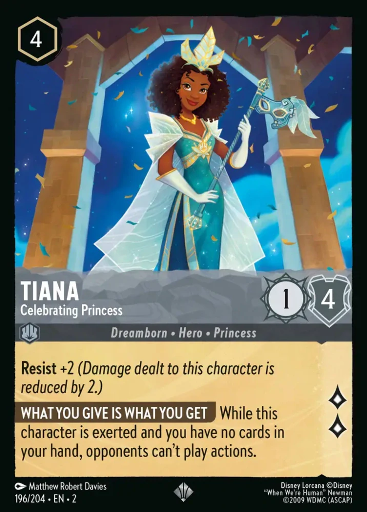 Tiana - Celebrating Princess - foil