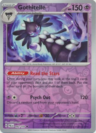 Gothitelle (PAL 092) - REVERSE HOLO