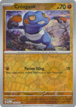 Croagunk (PAL 114) - REVERSE HOLO