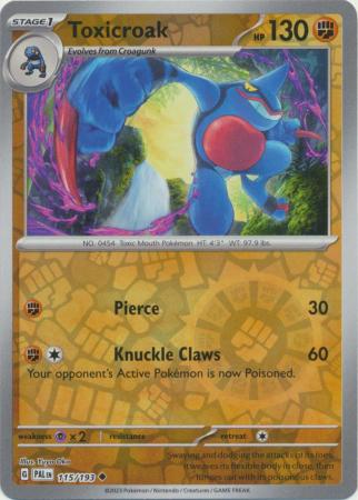 Toxicroak (PAL 115) - REVERSE HOLO