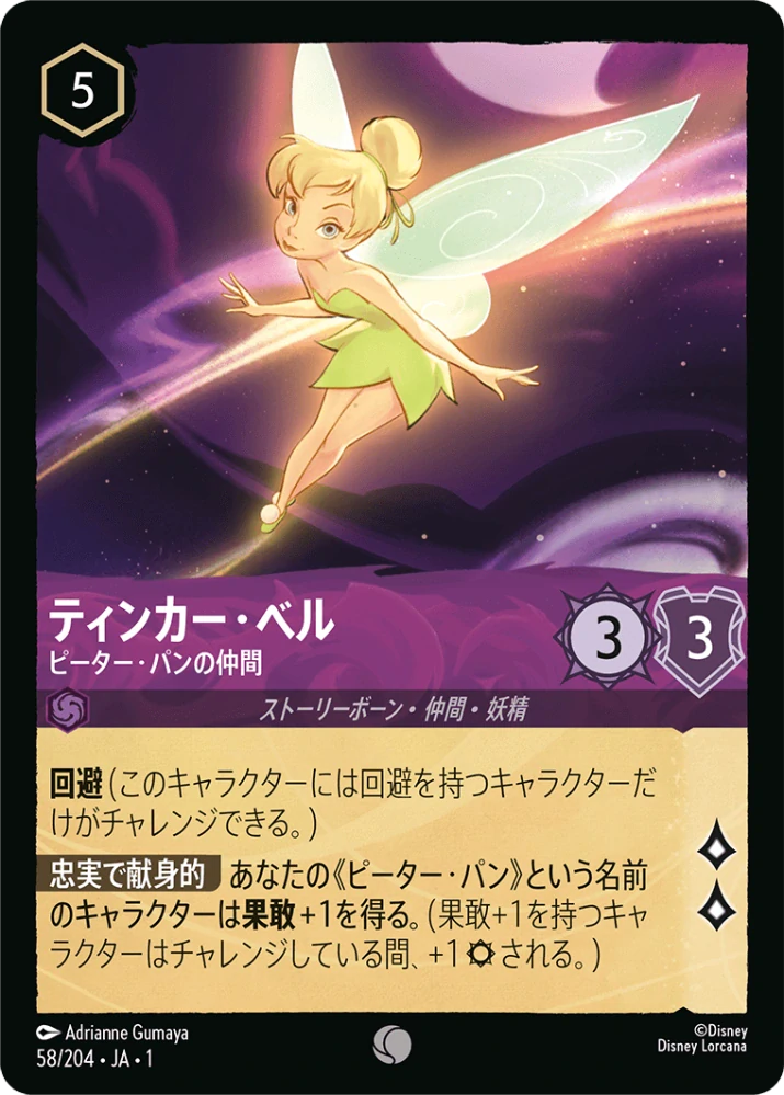 Tinker Bell - Peter Pan's Ally - foil
