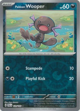 Paldean Wooper (PAL 129) - REVERSE HOLO
