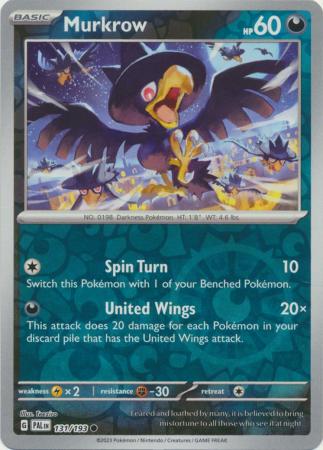 Murkrow (PAL 131) - REVERSE HOLO