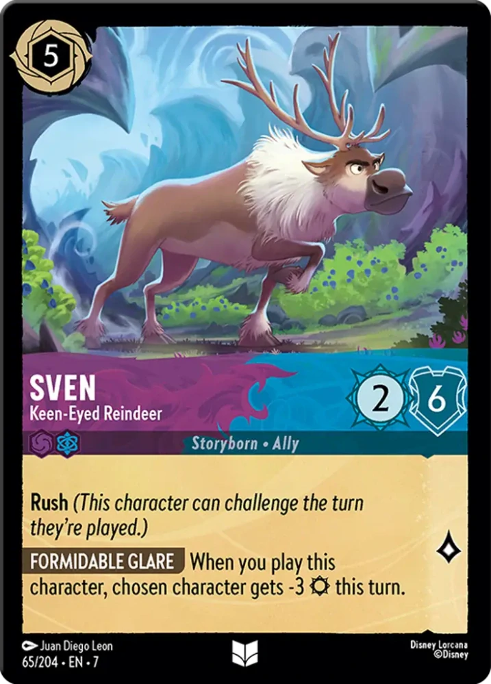 Sven - Keen-Eyed Reindeer - foil
