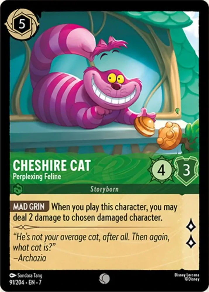 Cheshire Cat - Perplexing Feline - foil
