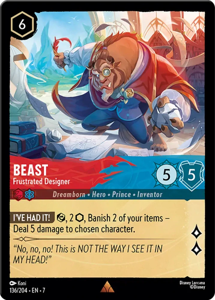 Beast - Frustrated Designer - foil