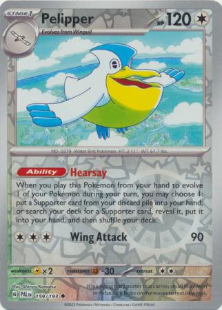 Pelipper (PAL 159) - REVERSE HOLO