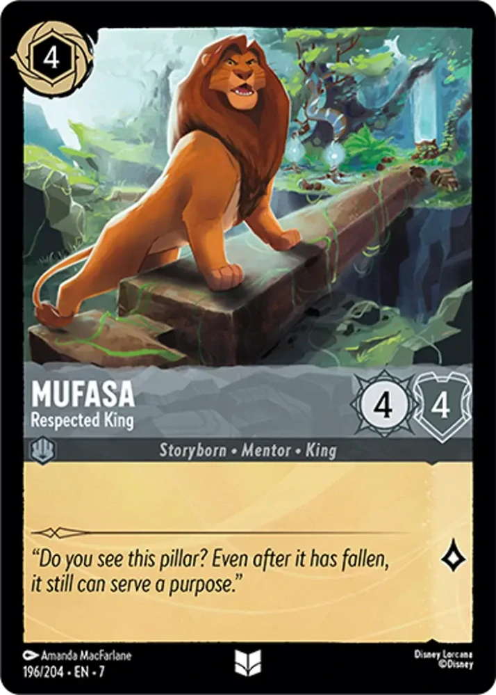 Mufasa - Respected King - foil