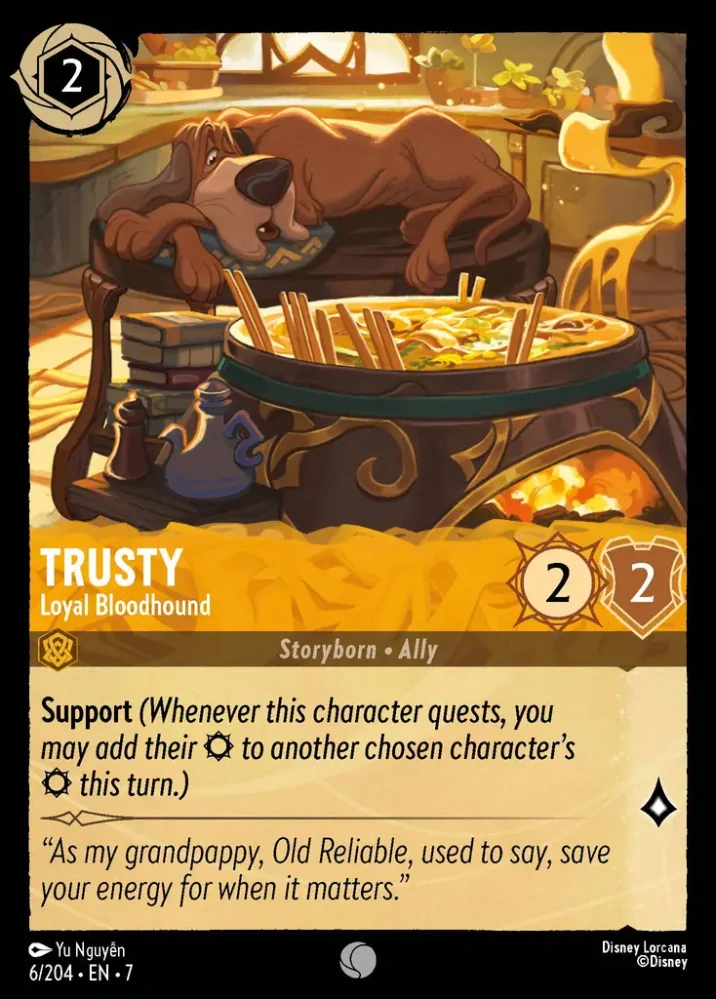 Trusty - Loyal Bloodhound - foil