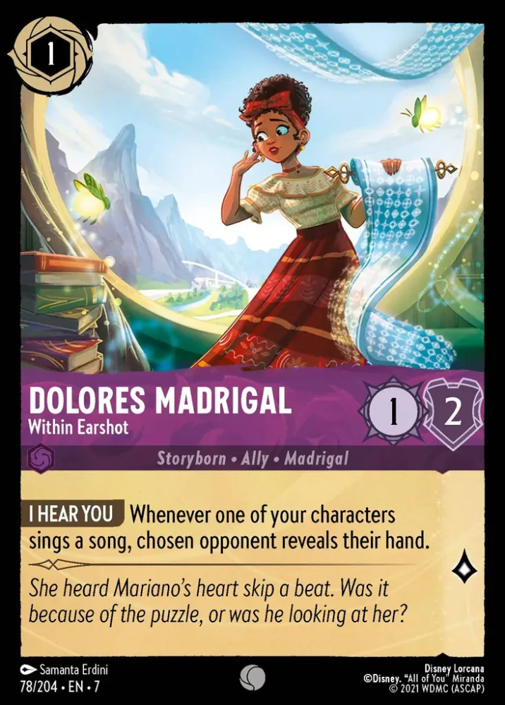 Dolores Madrigal - Within Earshot - foil