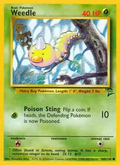 Weedle (B2 100) - PLAYED