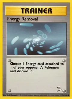 Energy Removal (B2 119) - LIGHT PLAYED