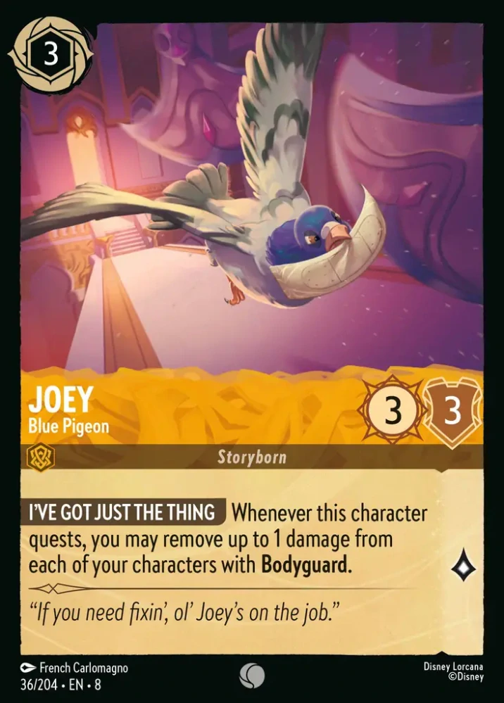 Joey - Blue Pigeon - foil