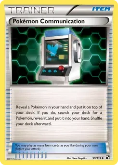 Pokémon Communication (BLW 99) - EXCELLENT