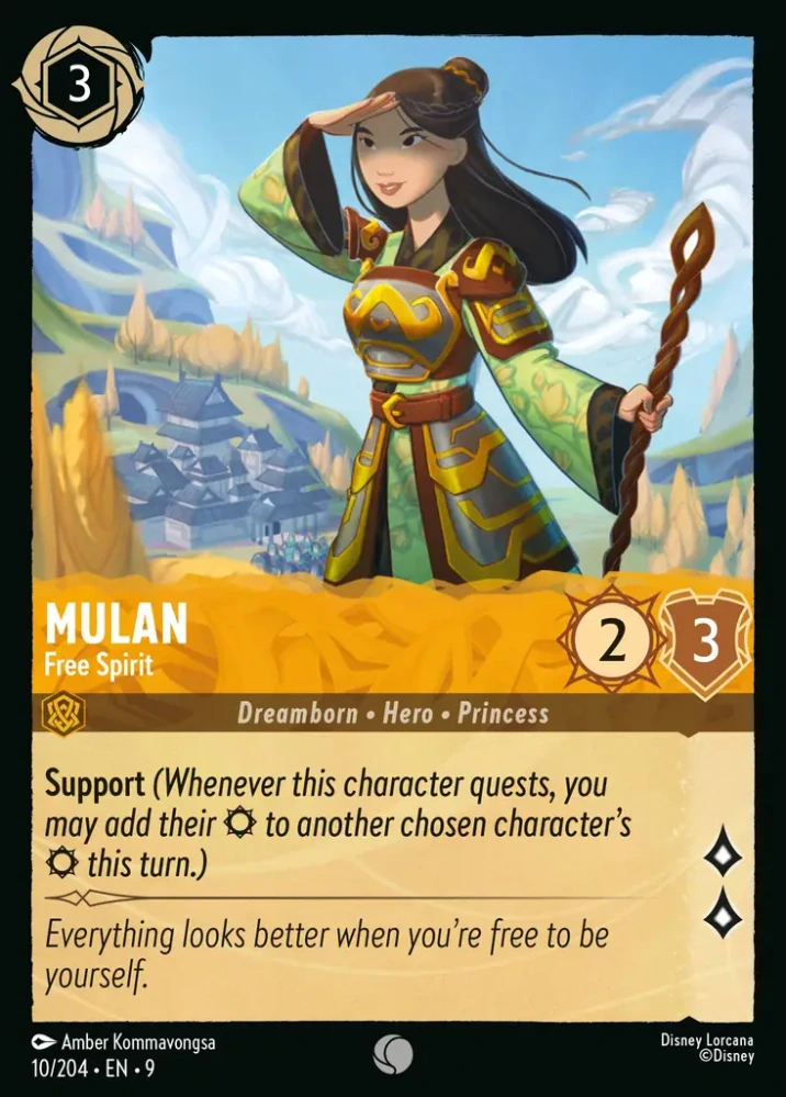 Mulan - Free Spirit - foil