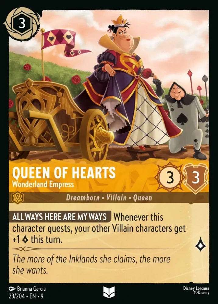Queen of Hearts - Wonderland Empress - foil