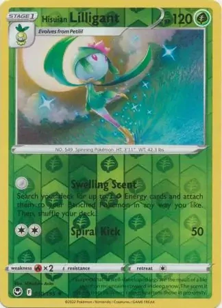 Hisuian Lilligant (SIT 010) - REVERSE HOLO