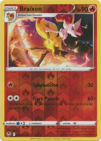 Braixen (SIT 026) - REVERSE HOLO