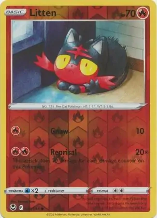 Litten (SIT 030) - REVERSE HOLO