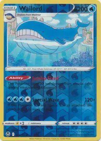 Wailord (SIT 038) - REVERSE HOLO