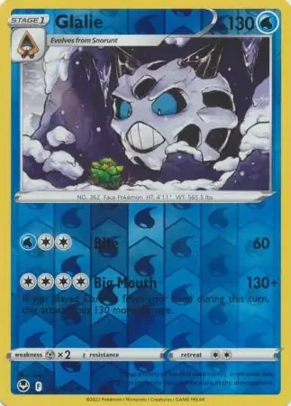 Glalie (SIT 042) - REVERSE HOLO