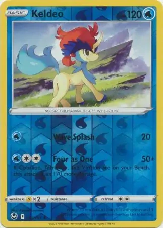 Keldeo (SIT 046) - REVERSE HOLO