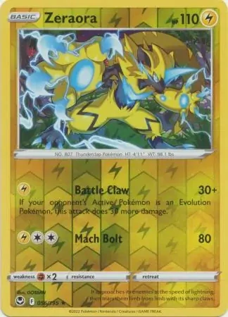 Zeraora (SIT 056) - REVERSE HOLO