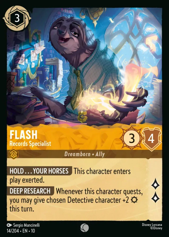 Flash - Records Specialist - foil