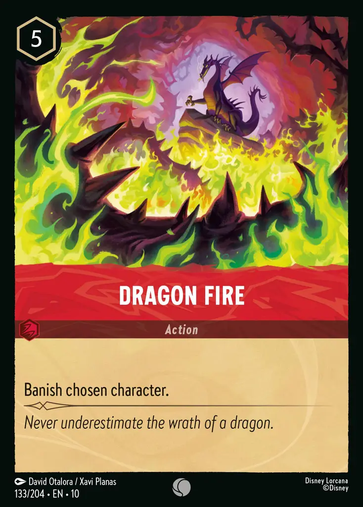 Dragon Fire - foil