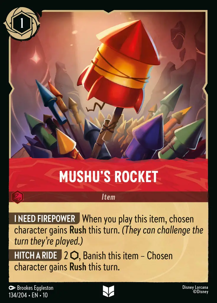 Mushu's Rocket - foil