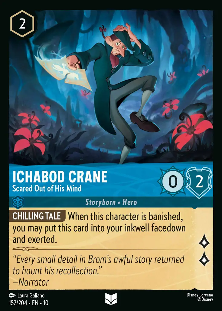 Ichabod Crane - Scared Out of His Mind - foil