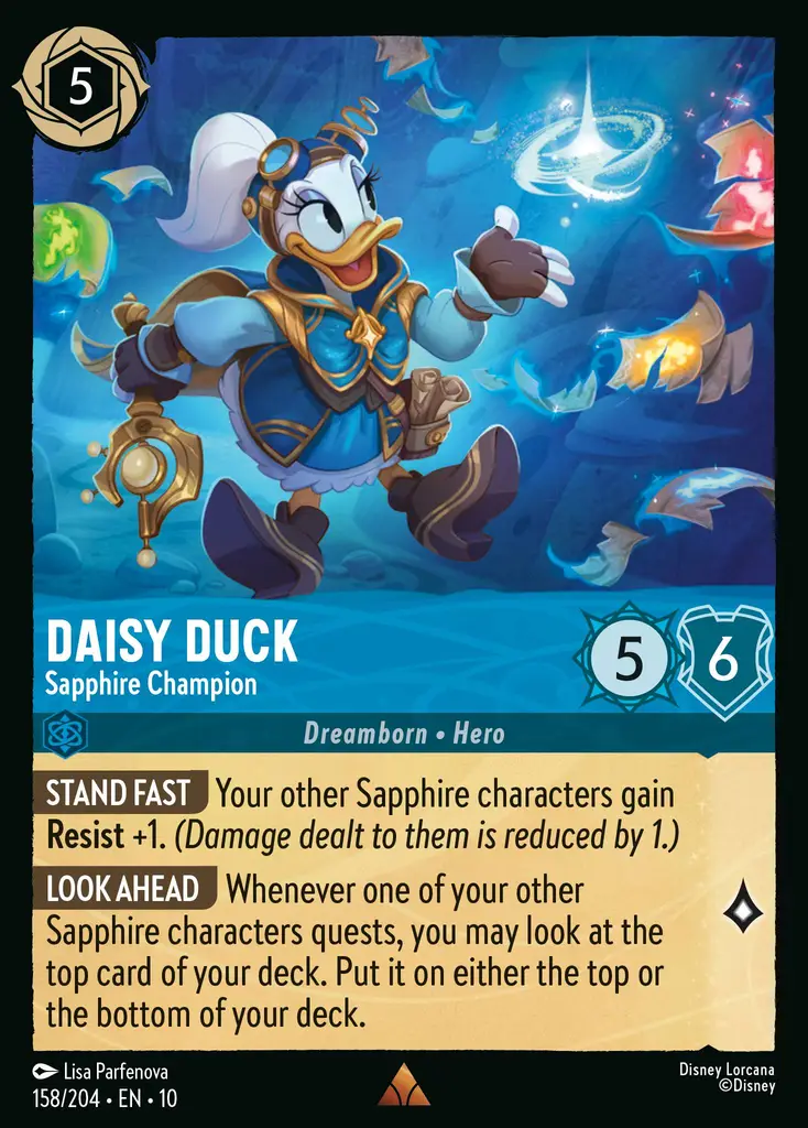 Daisy Duck - Sapphire Champion - foil