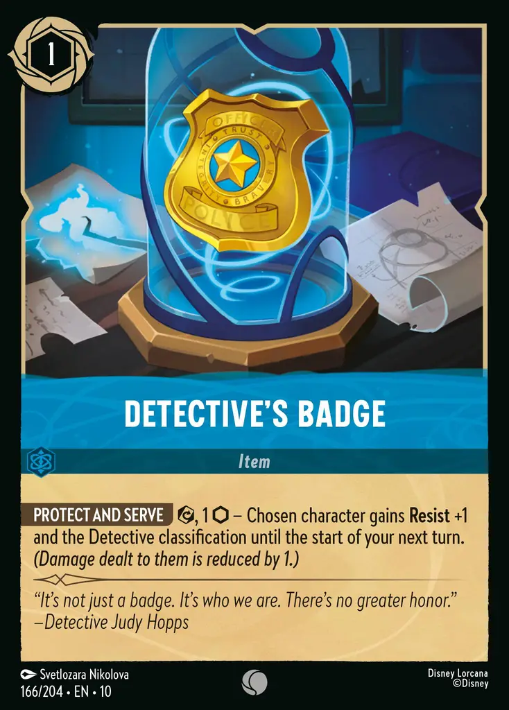 Detective's Badge - foil