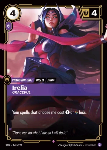 Irelia, Graceful (V.1 - Rare)