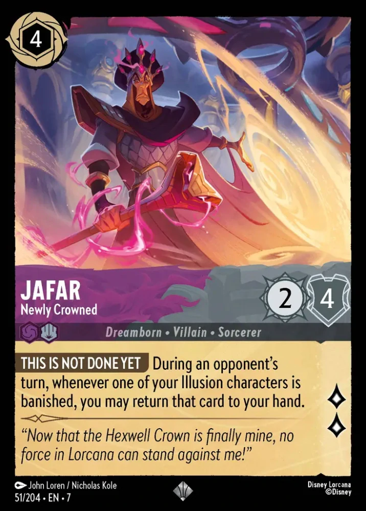 Jafar - Newly Crowned (V.1) - foil